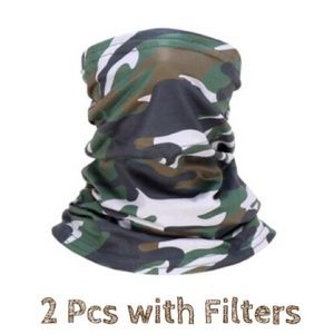SALE❗️2 Camouflage Bandana Neck Gaiter Face Cover